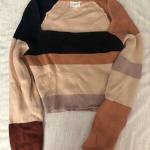 Le Lis Multicolor Striped Sweater